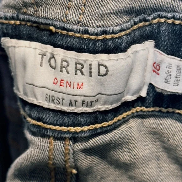 Torrid Dark Blue Denim Overalls - Picture 7 of 7